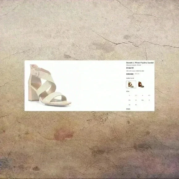 Donald Pliner Paulina Sandal 7.5 - Picture 8 of 8